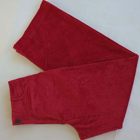 Anthropologie Pants - Maeve by Anthropologie Colette Corduroy Wide Leg Pants 30 Red